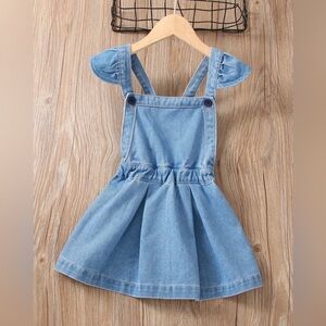 Denim dress girls 7-8 t
